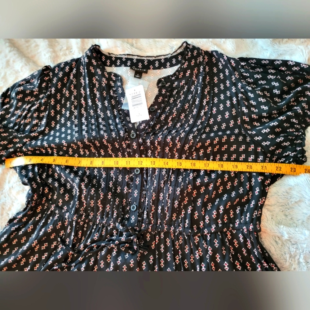 Torrid Black and Orange Maxi Dress